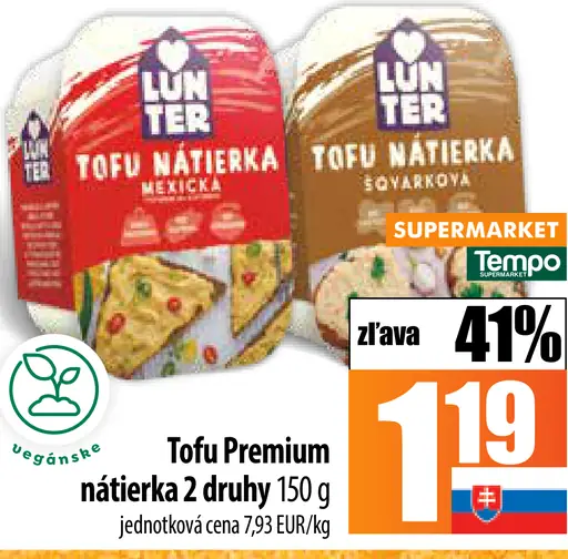 Lunter Tofu Nátierka