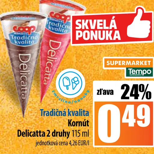 Delicata Kvalita Kornút