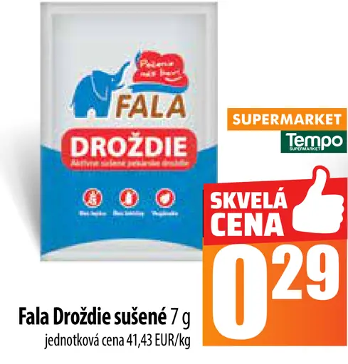 Fala Droždie sušené