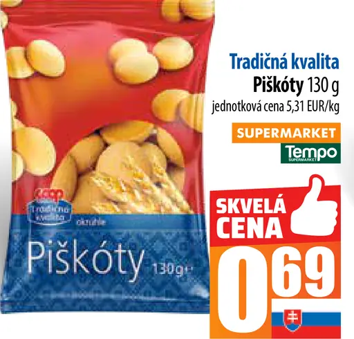 Tradičná kvalita Piškóty