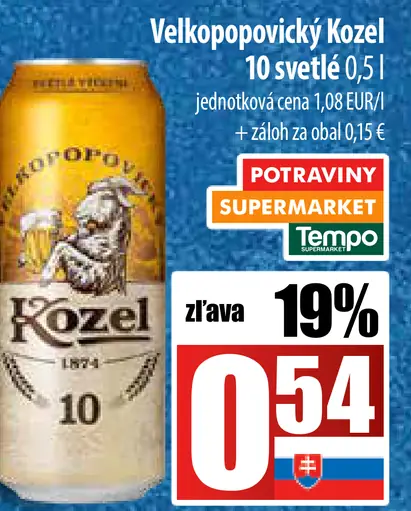 Kozel plechovka