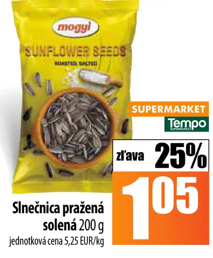 Slnečnica pražená solená