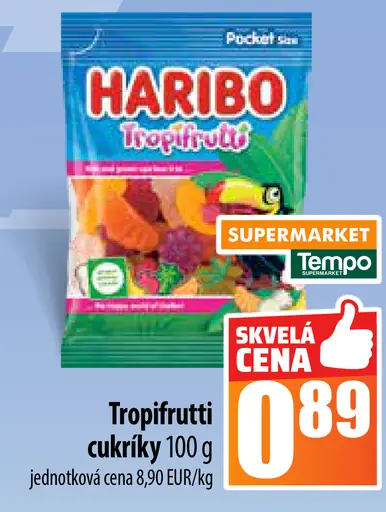 Tropifrutti cukríky