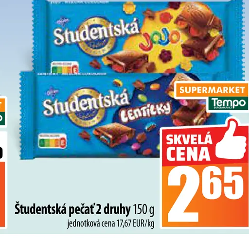 Študentská pečať 2 druhy