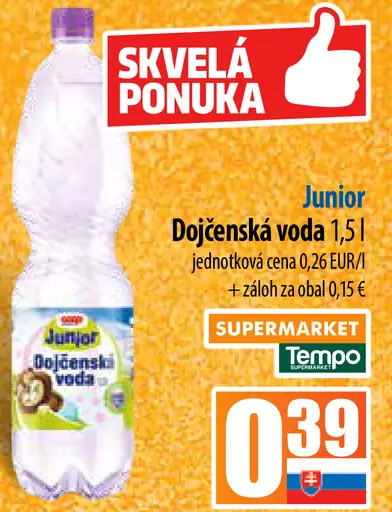 Junior Dojčenská voda