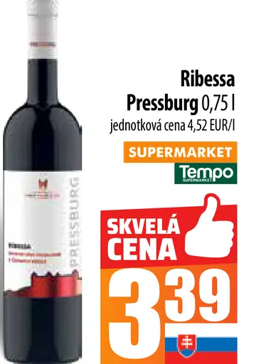 Ribessa Pressburg víno