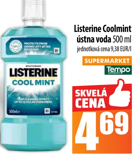 Listerine Coolmint ústna voda