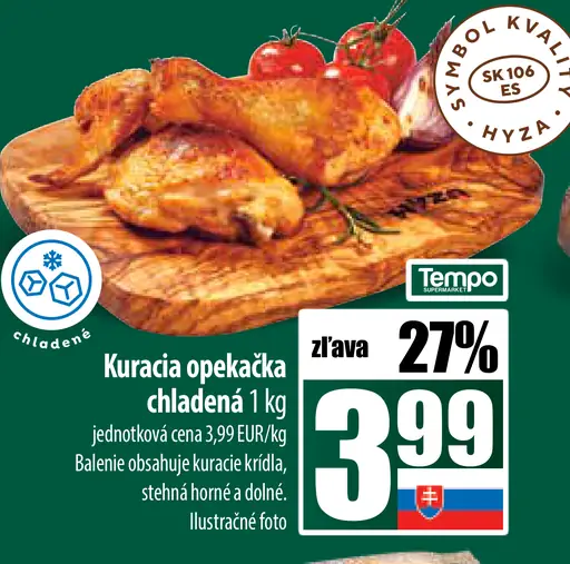 Kuracia opekáčka chladená