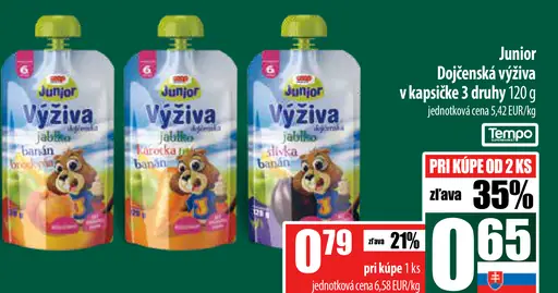 Junior Dojčenská výživa