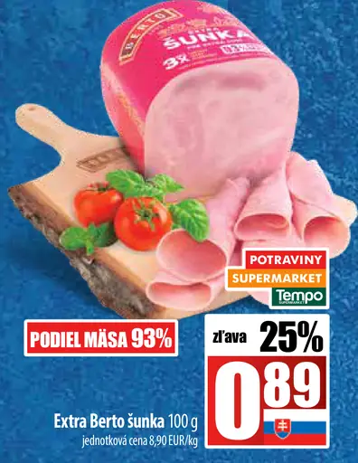 Extra Berto šunka