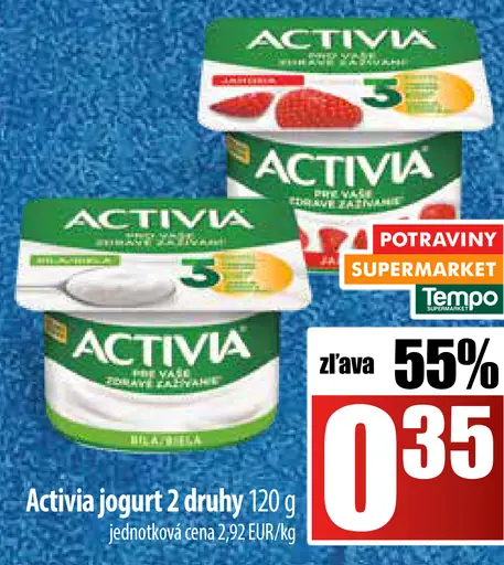 Activia jogurt marhuľa