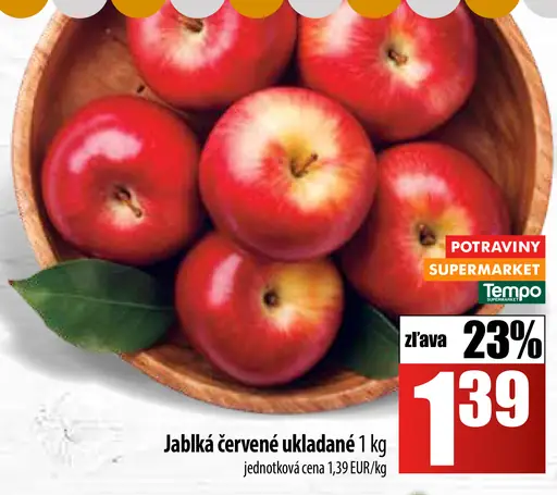 Červené jablká