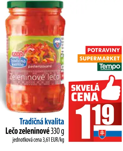 COOP Jednota Lečo zeleninové