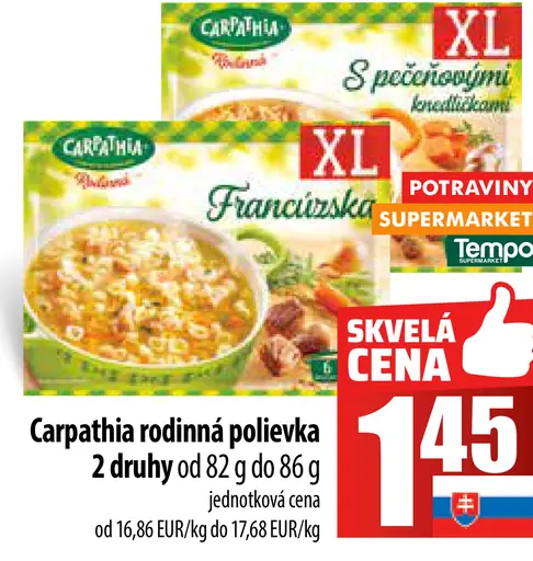 Carpathia rodinná polievka
