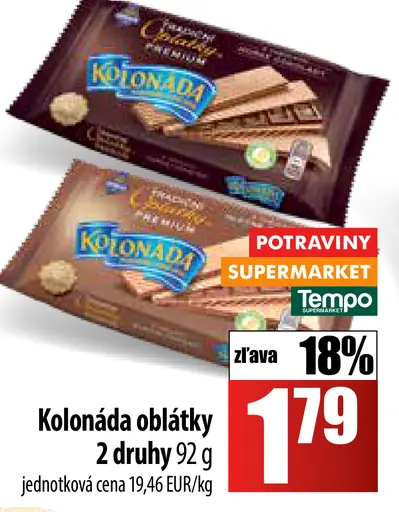Kolonáda oplátky