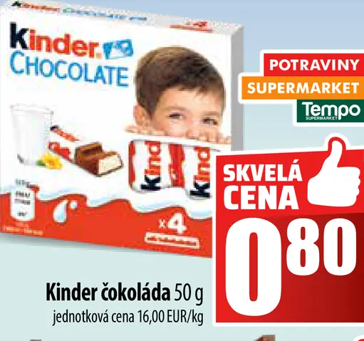 Kinder čokoláda
