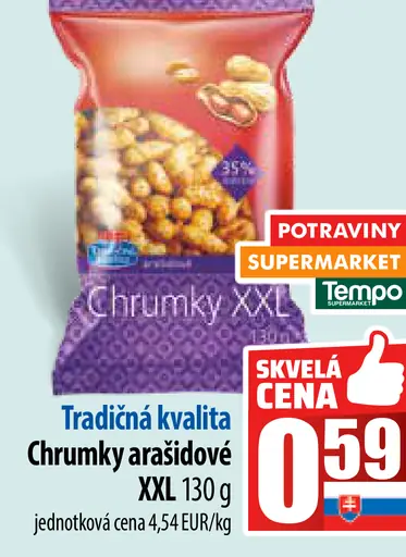 Chrumky arašidové XXL