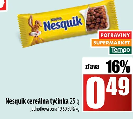 Nesquik cereálna tyčinka