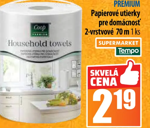 Papierové utierky domácnosť