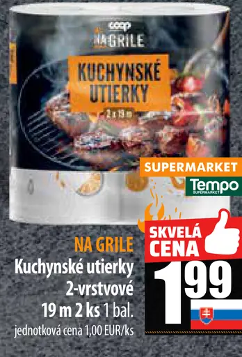 Coop Kuchynske utierky 2-vrstvové