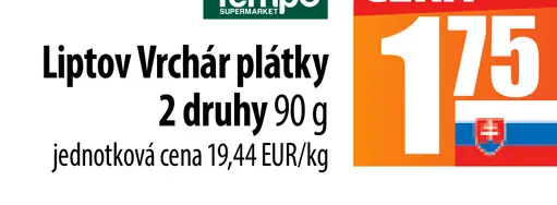 Liptov Vrchár plátky