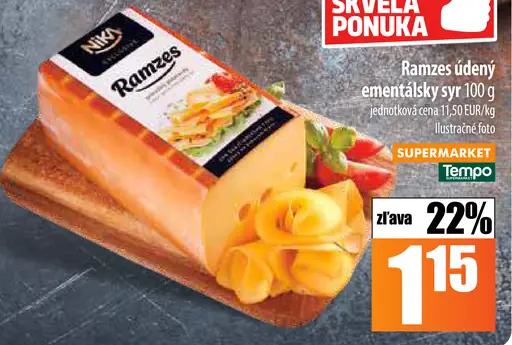 Ramzes údený ementálsky syr