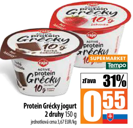 Rajo Grécky proteínový jogurt
