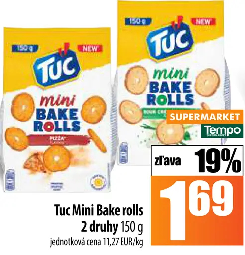 TUC mini Bake Rolls