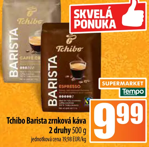 Tchibo Barista zrnková káva