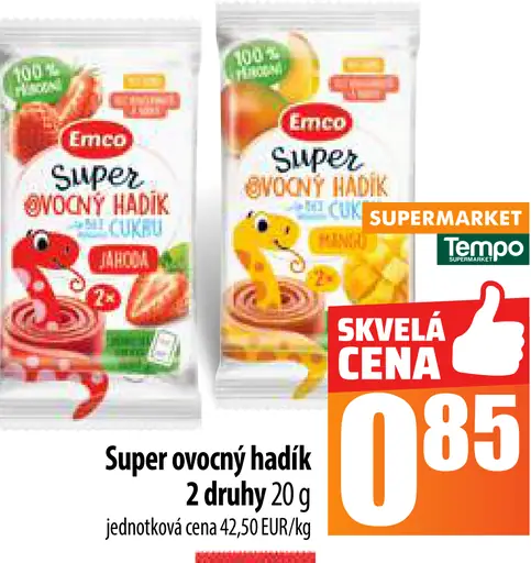 Emco Super ovocný hadík