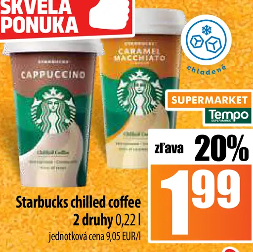 Starbucks chilled coffee