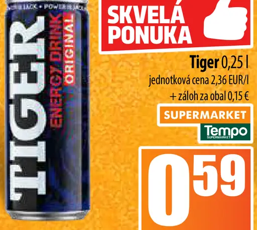 Tiger energy drink