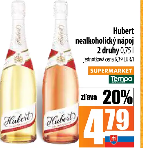 Hubert nealkoholický nápoj