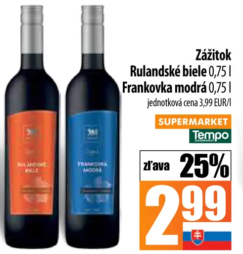 Rulandské biele a Frankovka modrá Zátkón