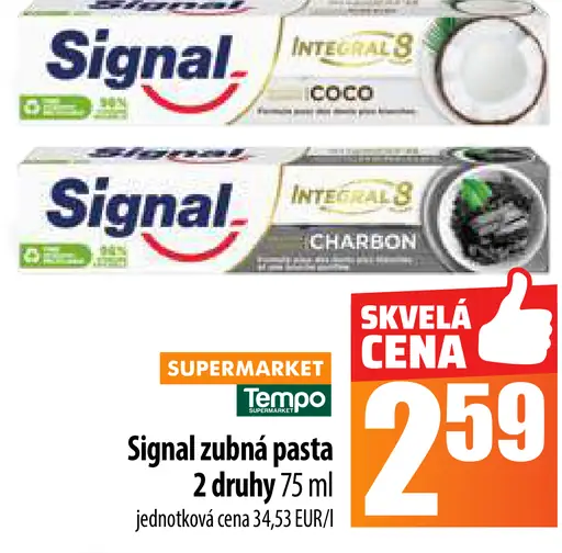 Signal zubná pasta