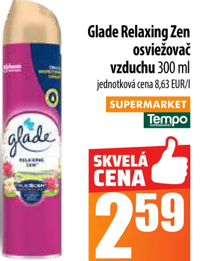 Glade Relaxing Zen osviežovač vzduchu