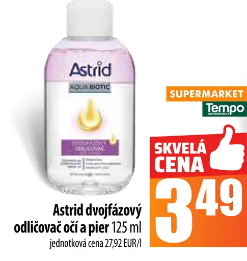 Astrid dvojfázový odličovač očí a pier