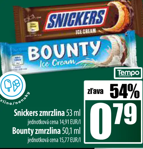 Snickers zmrzlina