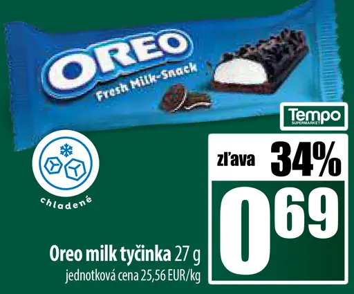 Oreo milk tyčinka