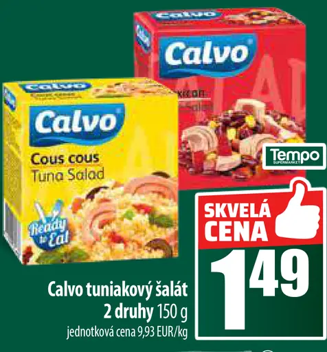 Calvo Tuniakový šalát