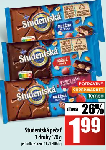 Orion Študentská pečať 3 druhy