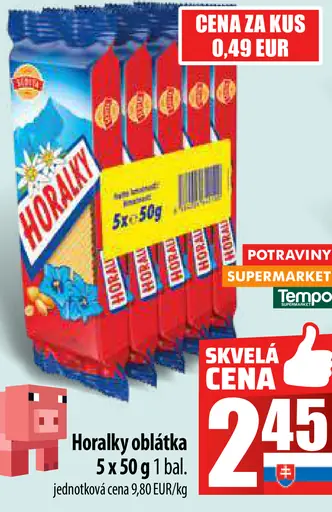 Opavia Horalky oblátka