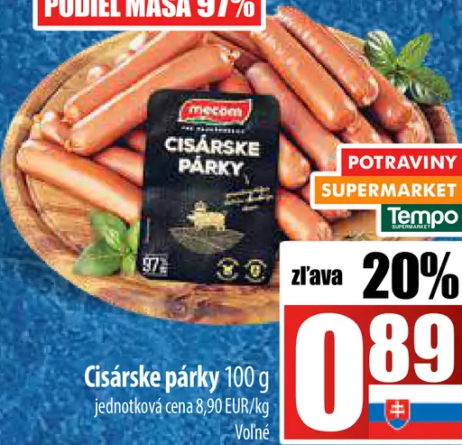 Mecom Cisárske párky