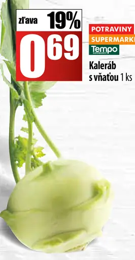 Kaleráb s vňaťou