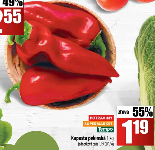 Paprika zeleninová kápia