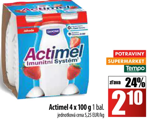 Danone Actimel Imunitný Systém