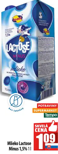 Lactose Minus Mlieko