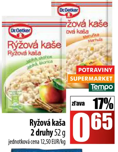 Dr. Oetker ryžová kaša