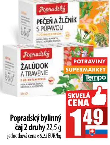 Tatra Pečeň a žlčník s púpavou čaj