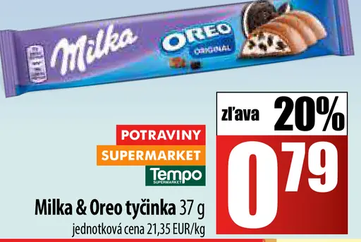Milka & Oreo tyčinka